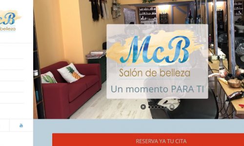 Disseny web a Barcelona - McB salón de belleza