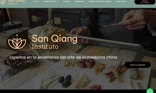 San Qiang Institut - Disseny web a Barcelona